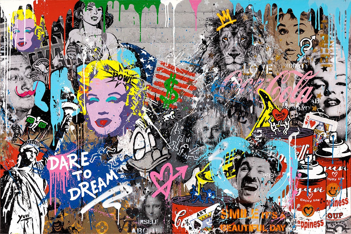 Yuvi - Dare to Dream - Print on canvas